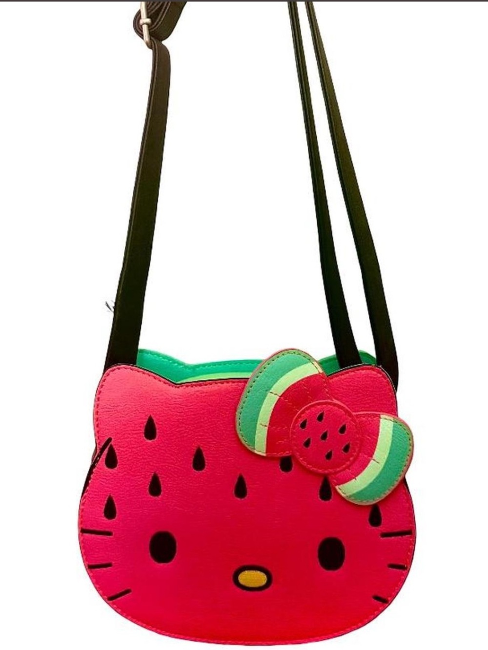 Loungefly Hello Kitty Sanrio Watermelon Cat Crossbody Bag - Pink
